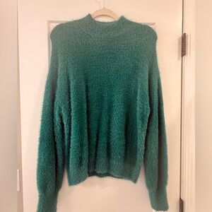 Sanctuary Green Fuzzy Sweater
